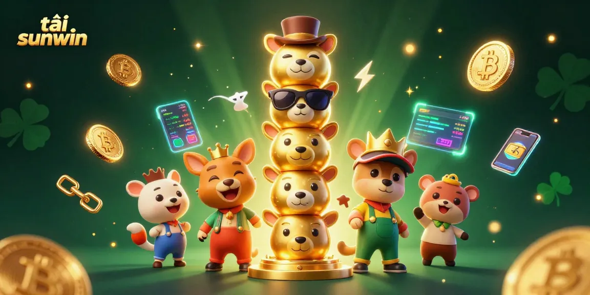 Experience excitement and fun while tải sunwin and exploring a vibrant casino adventure with our dynamic 3D illustration.